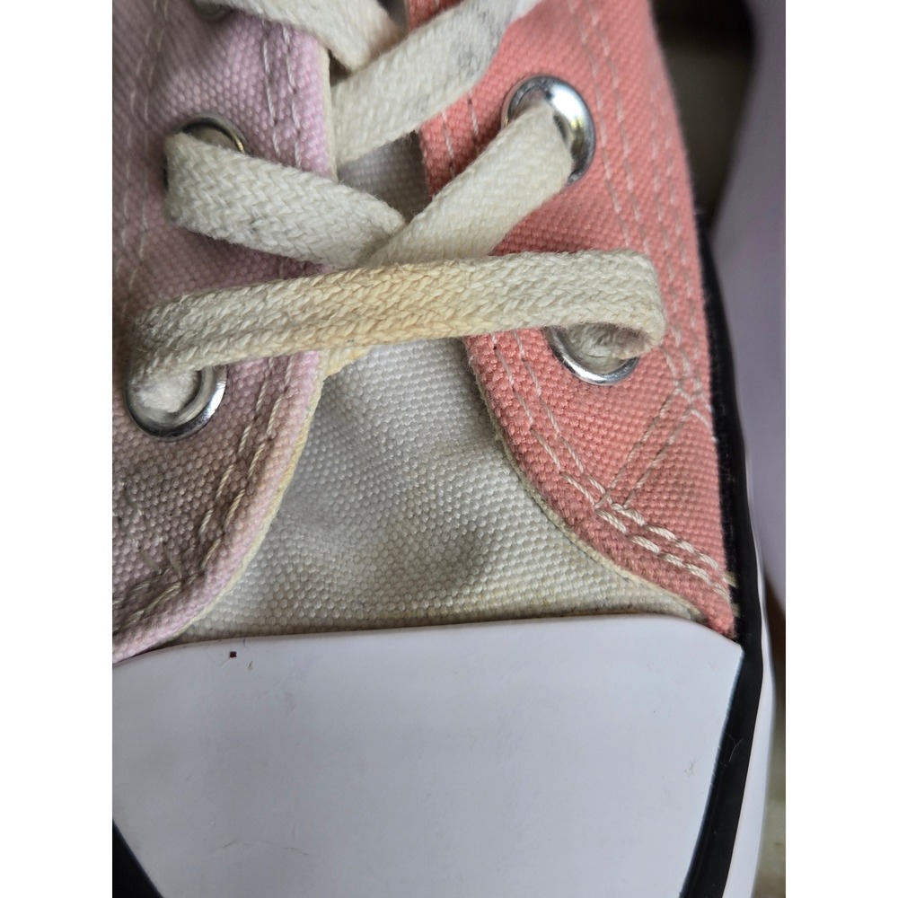 Converse Run Star Hike High Top Pink White Colorblock Platform Sneakers Lugged - Picture 7 of 13